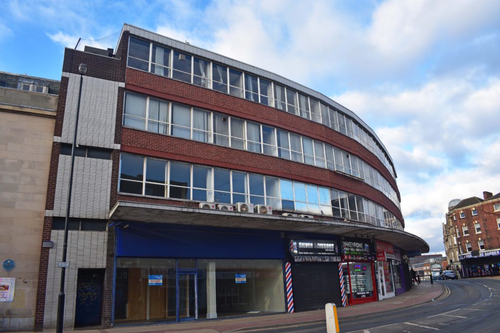 The exterior of Marygate House in the heart of Wakefield city centre